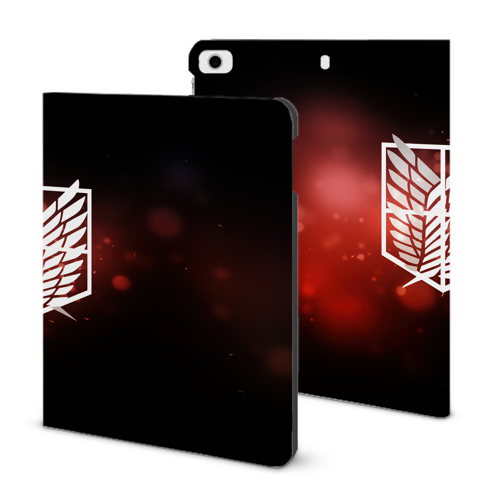 （画像用） 進撃の巨人 Attack on Titan IPad ケース ブック型 PUレザー TPU 耐衝撃 軽量 薄型 ペン収納なし 全面保護 IPad 各モデル対応